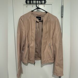 Express Pink Leather Jacket